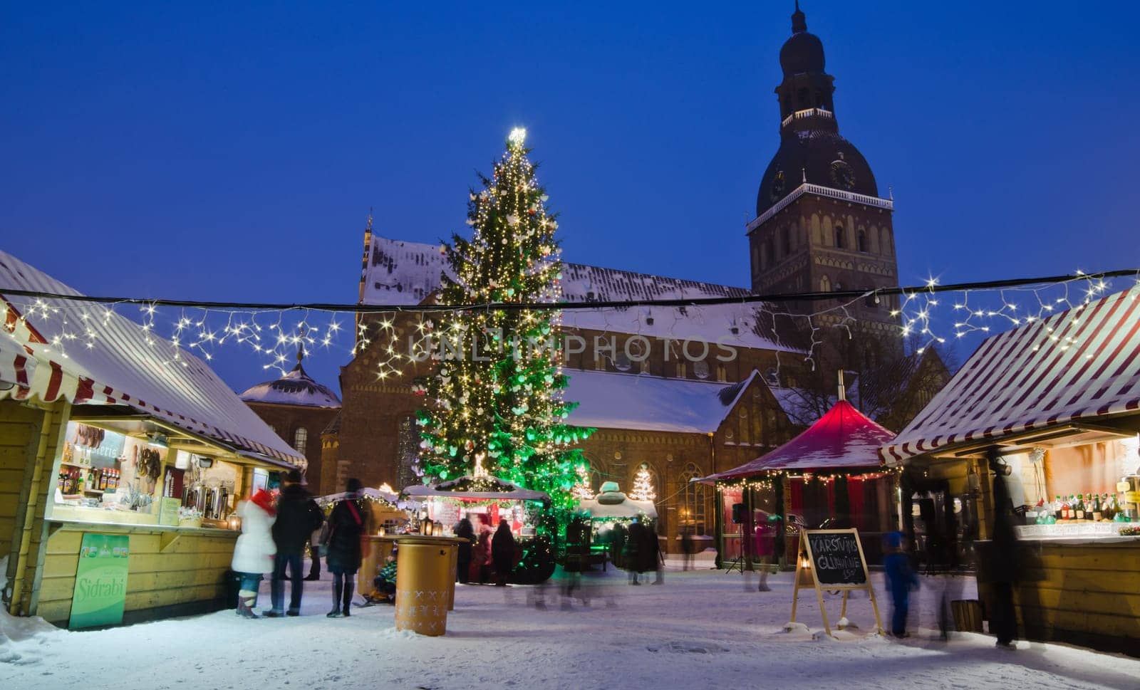 RIGA, LATVIA - DECEMBER 24