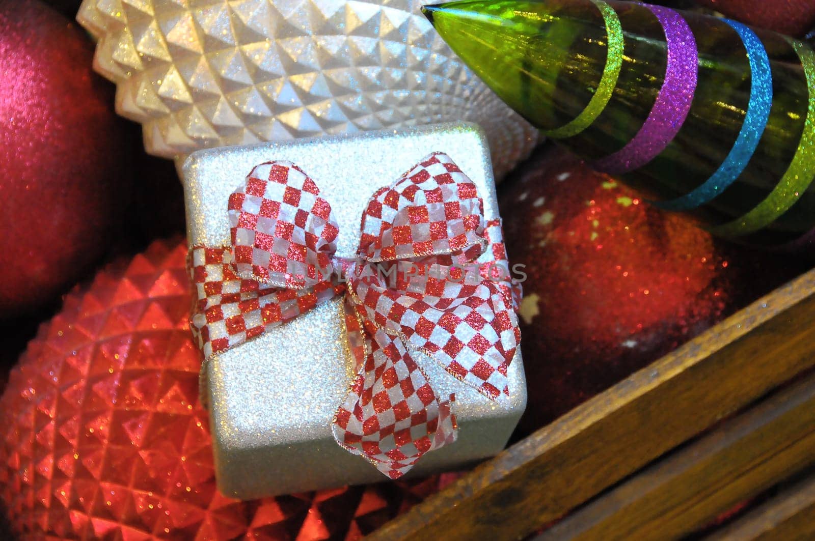 Some Christmas Gifts Presents with Typical Paper