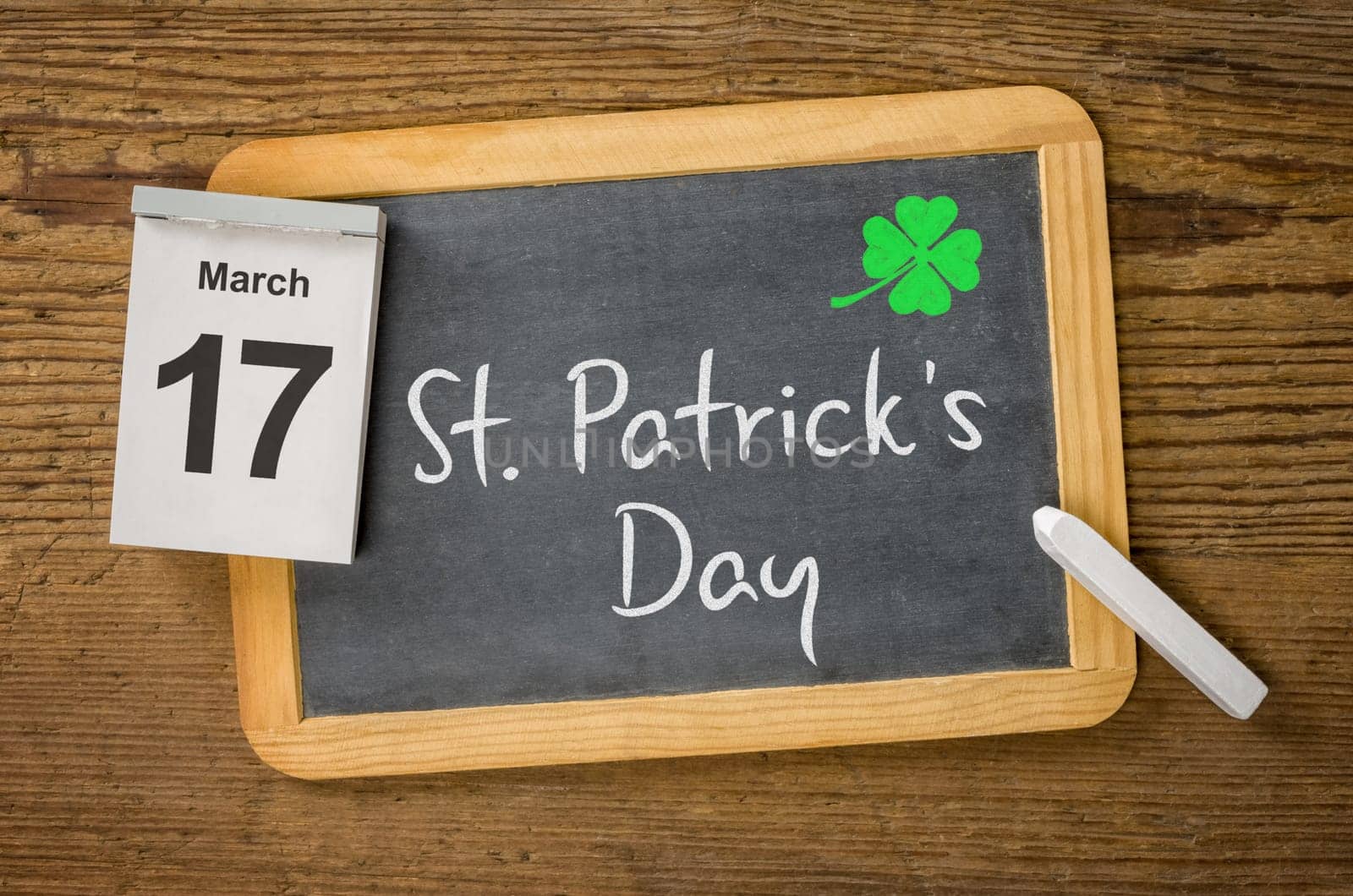 17. March is St. Patrick's Day