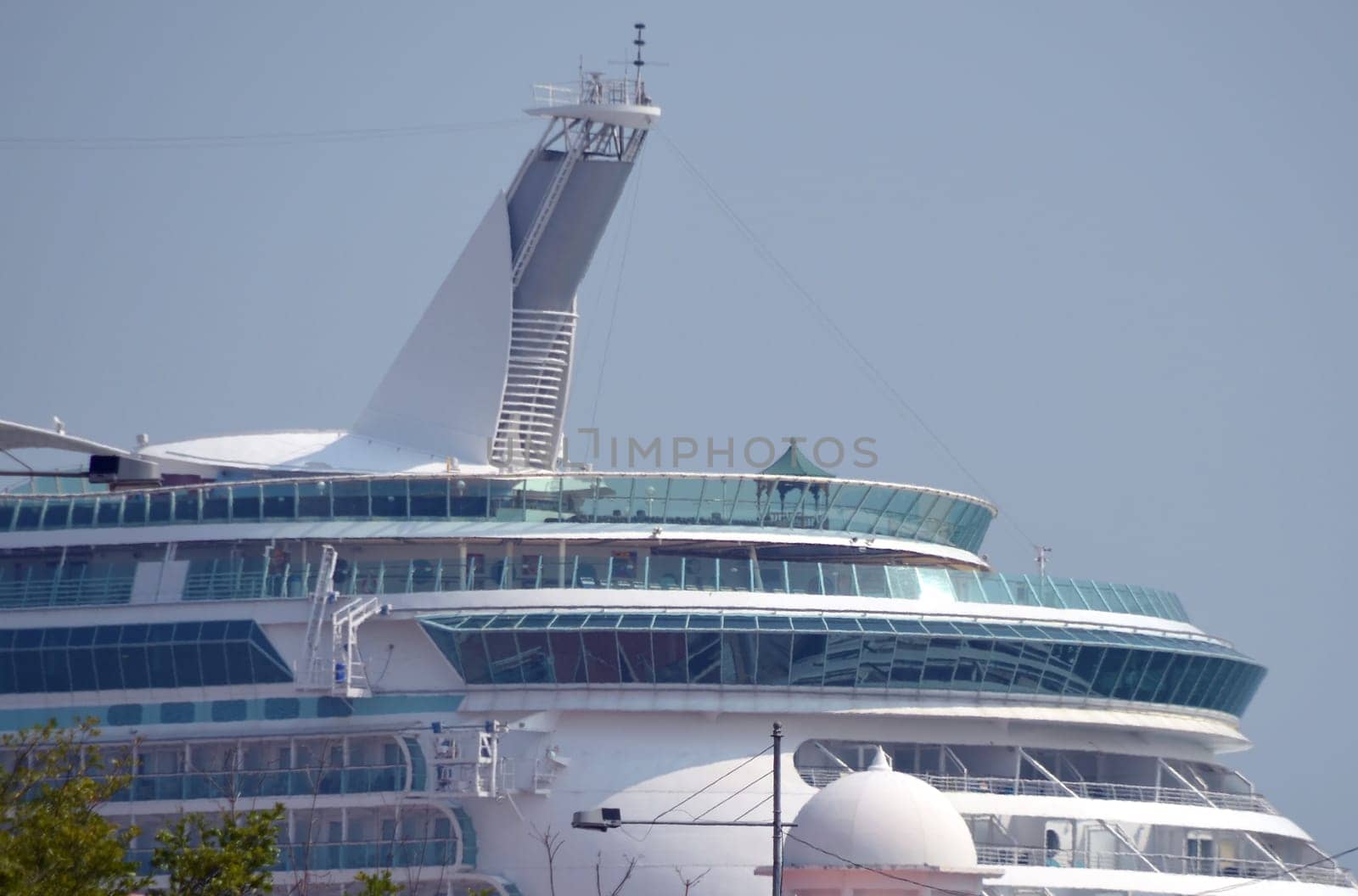 Luxury liner in the port of Malaysia