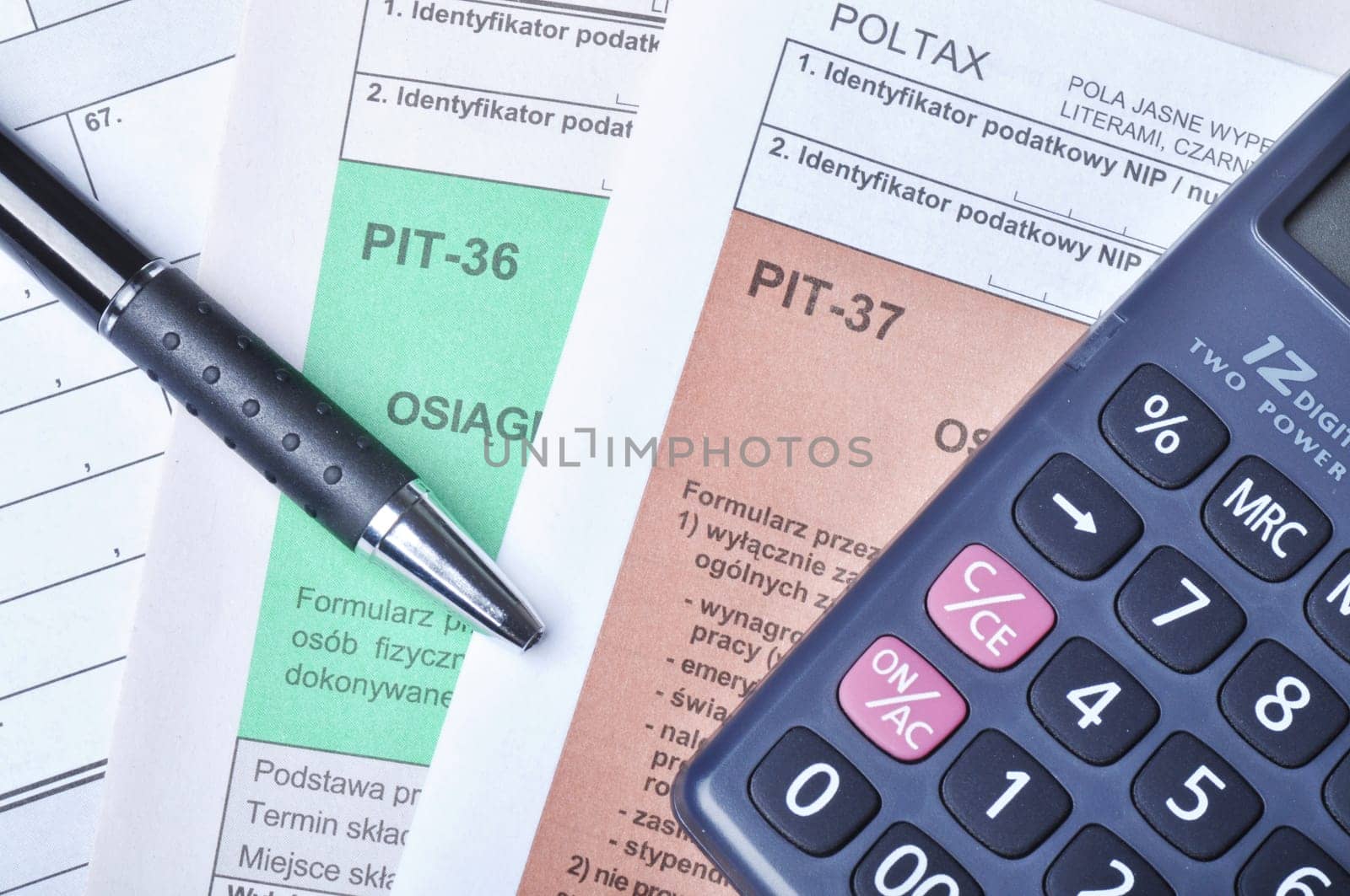 polish tax forms,pit-36 and pit-37.
