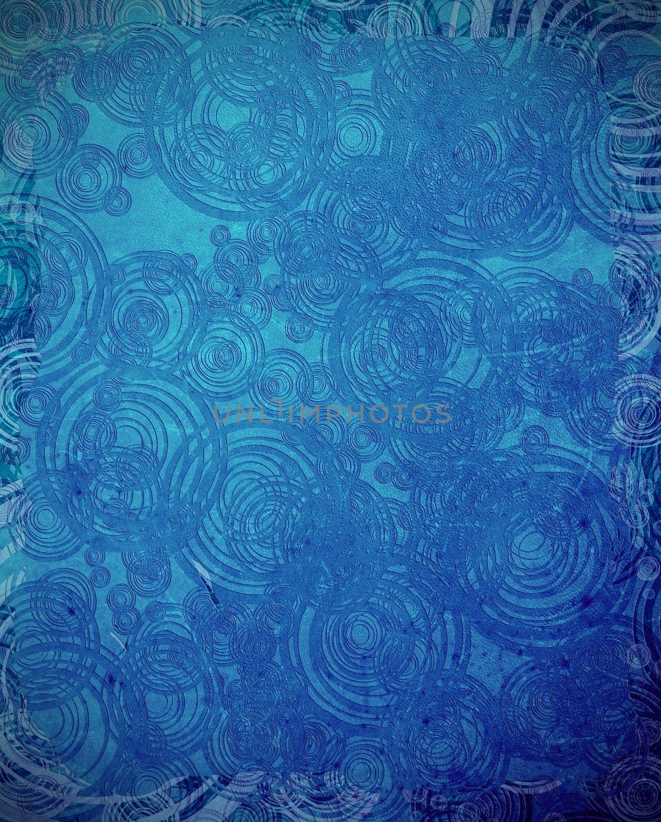 blue abstract background with circles