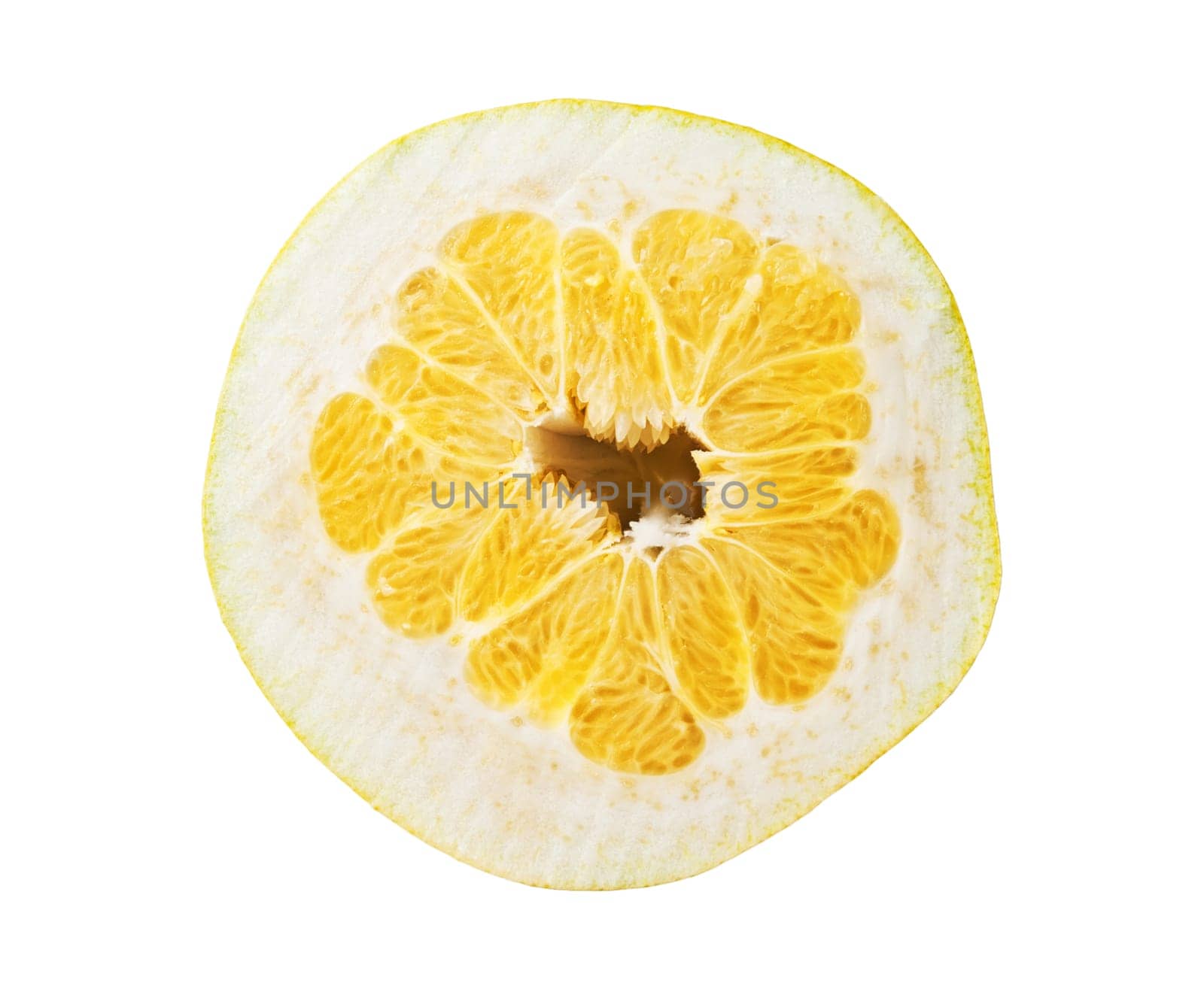 Fresh pomelo fruit  isolated on white background