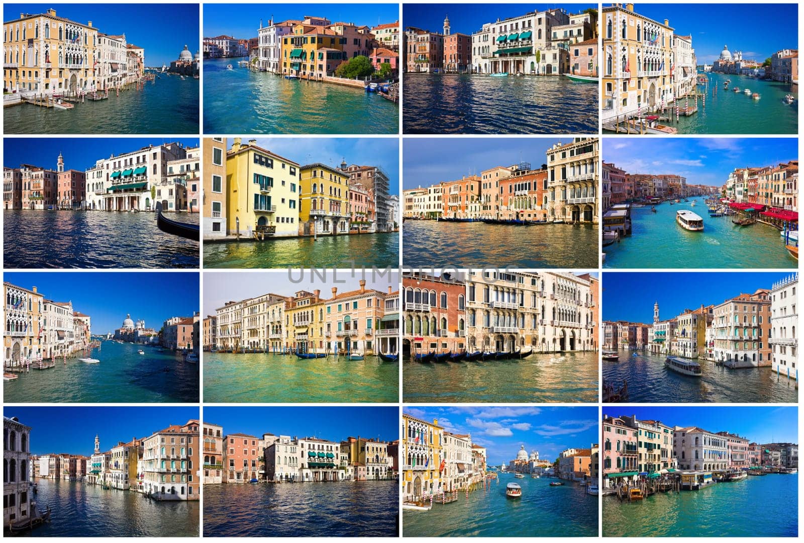 Beautiful view of famous Grand Canal in Venice, Italy