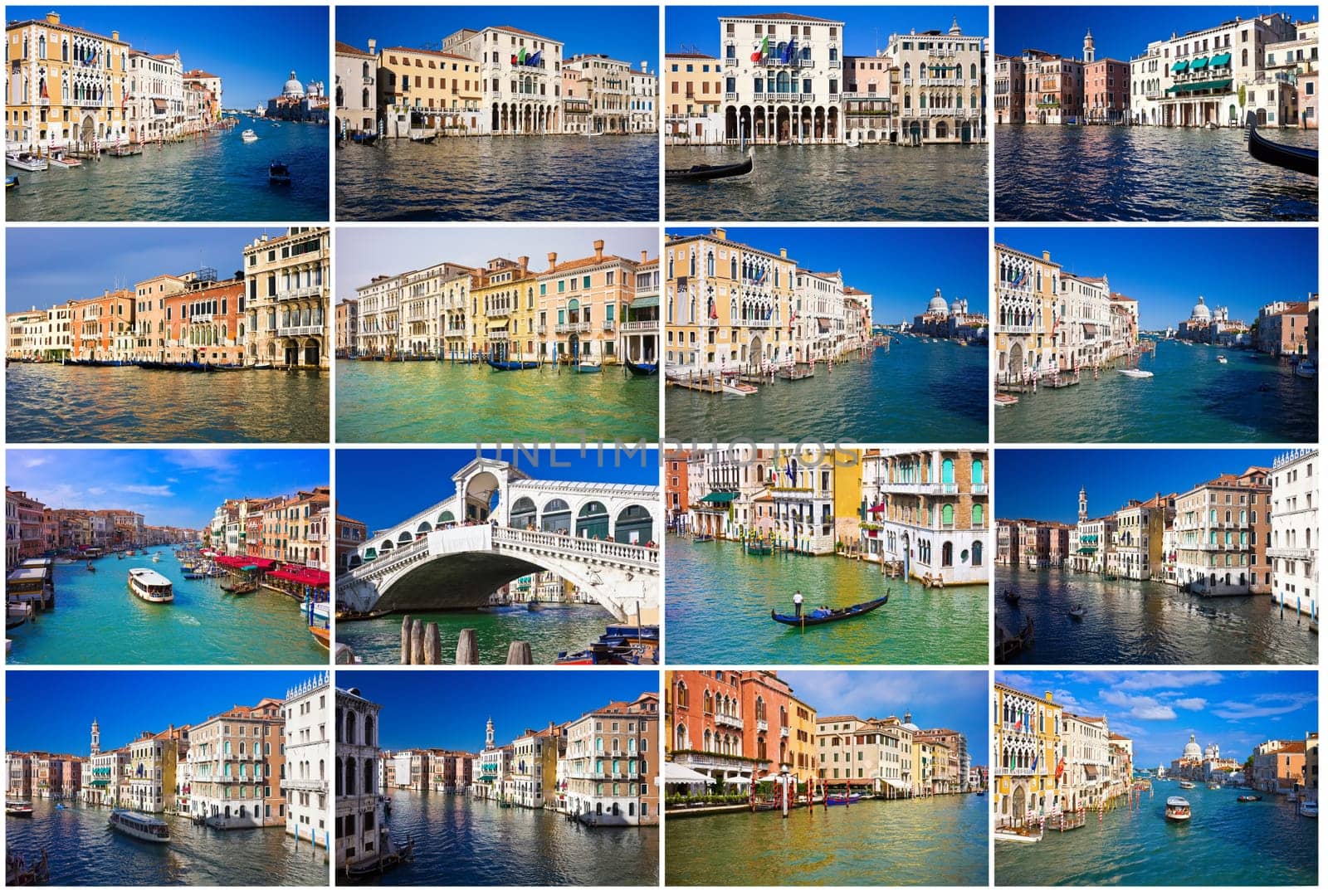 Beautiful view of famous Grand Canal in Venice, Italy
