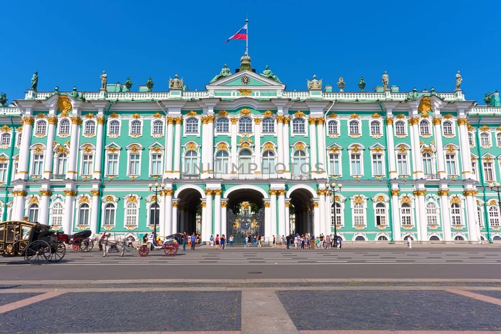 Hermitage Museum - Winter palace of Russian kings,  Saint Petersburg, Russia