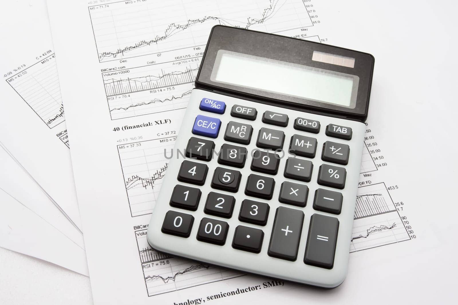 Close-up photo of business objects