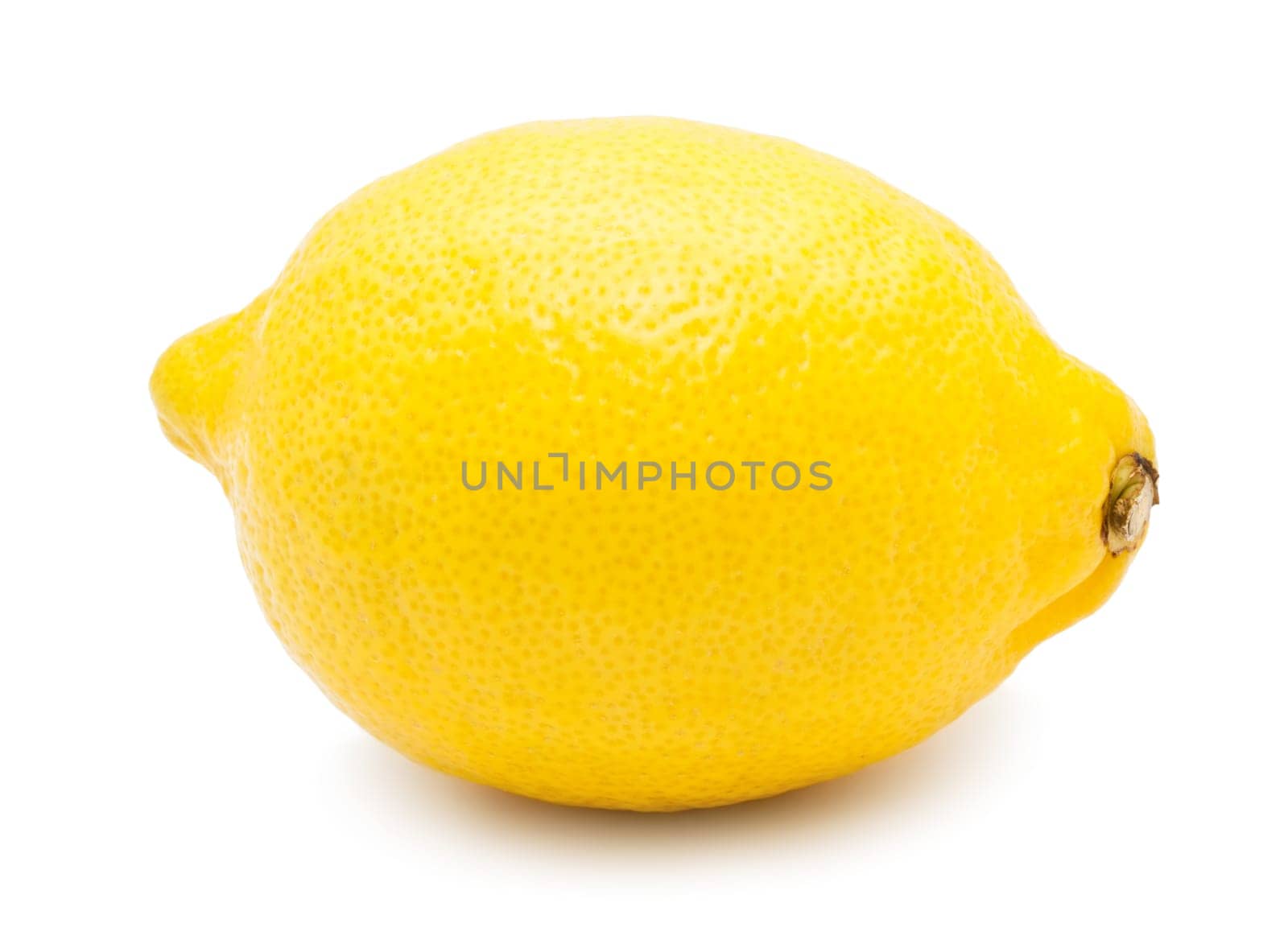 Fresh tasty lemon isolated on white background