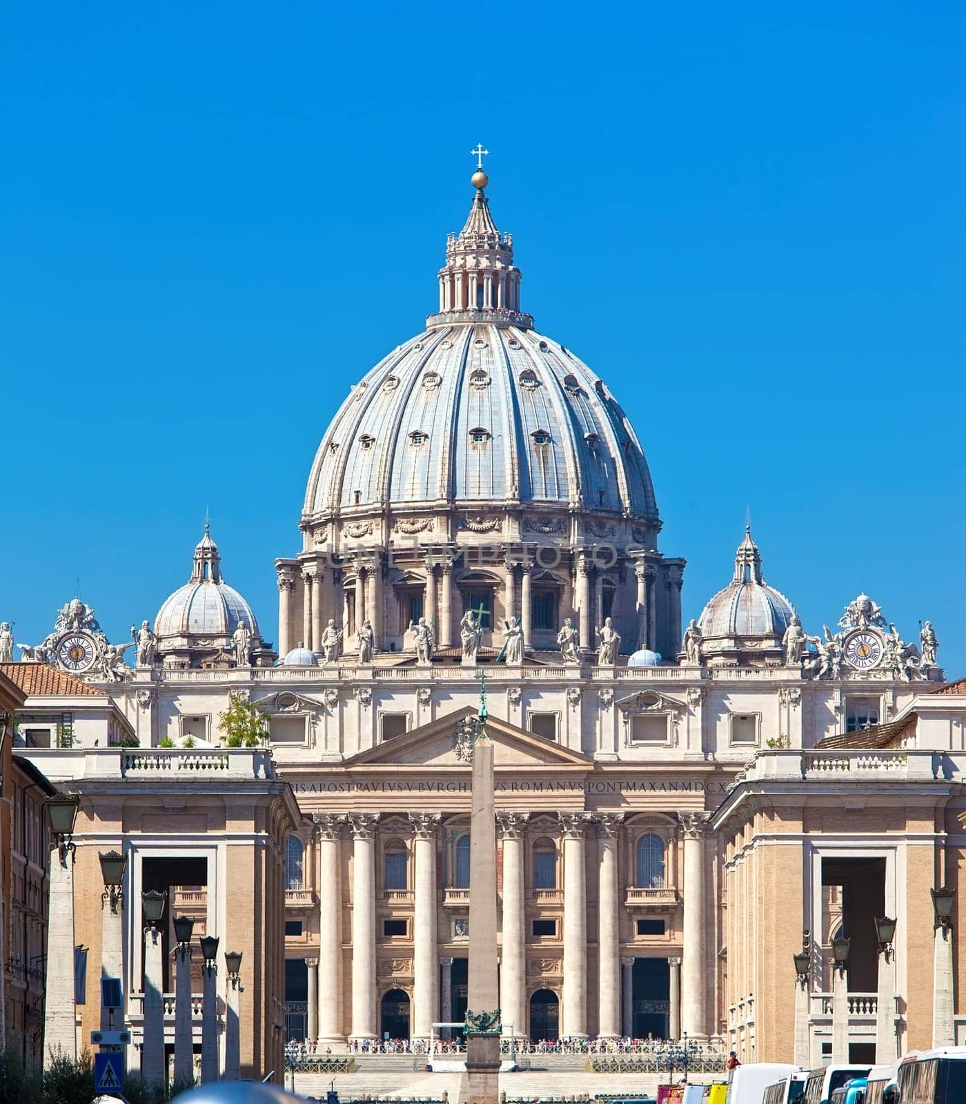 Beautiful view of  St. Peter's Basilica, Vatican, Rome, Italy