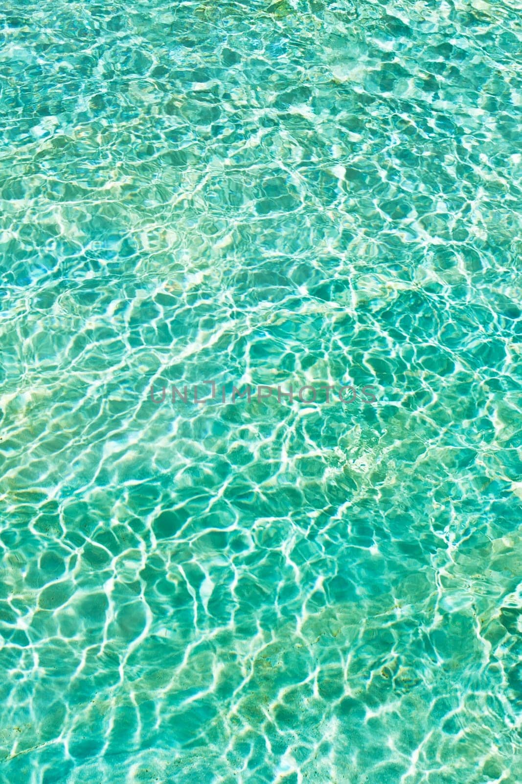 Blue and transparent sea water texture pattern