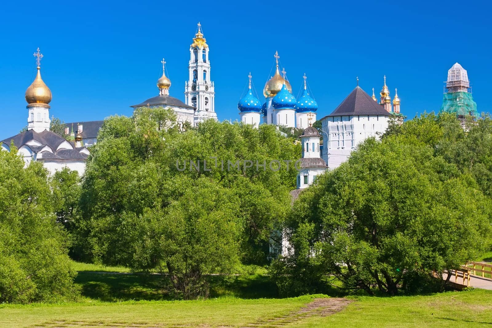 Trinity Sergius Lavra monastery in Sergiev Posad, Russia