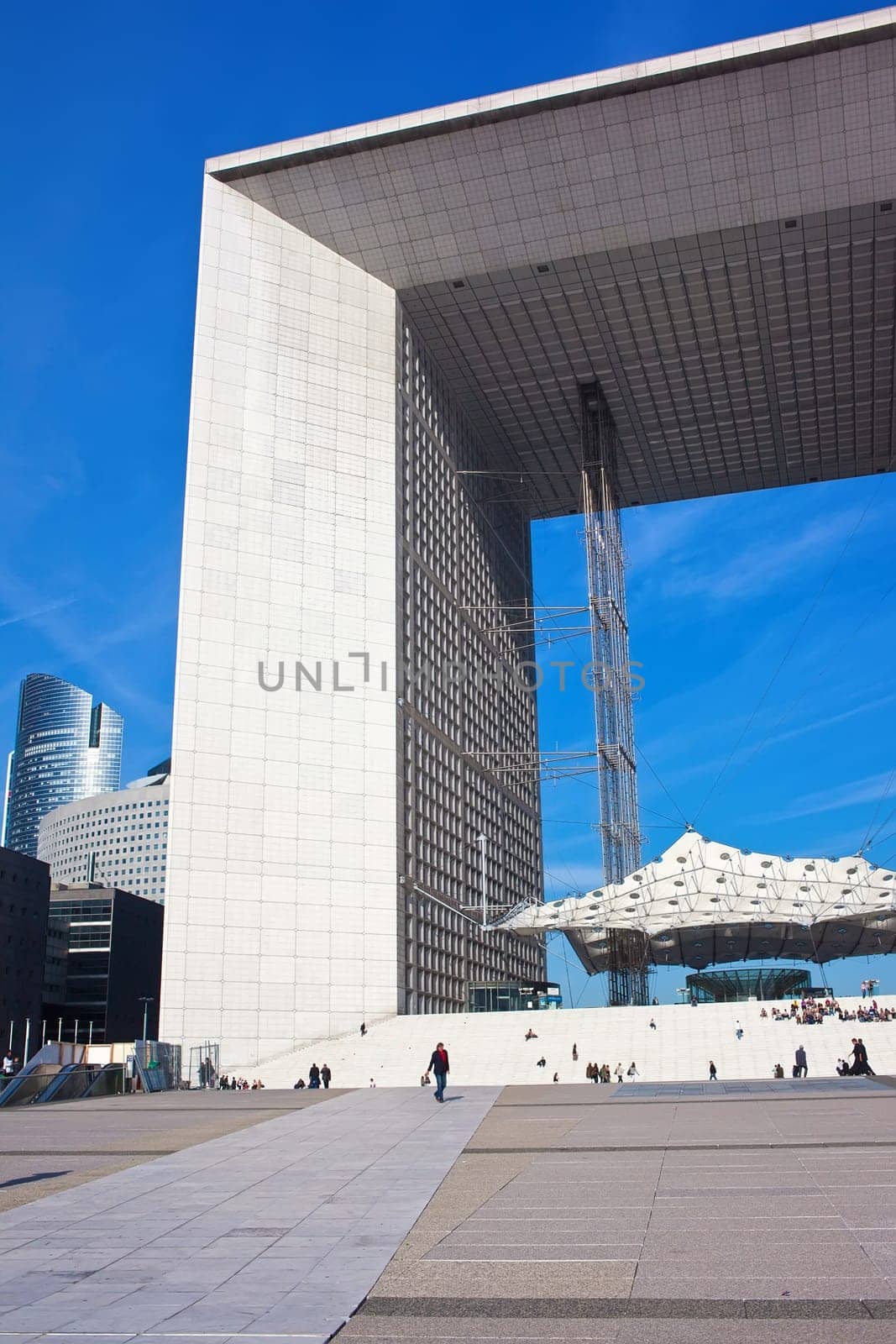 La Grande Arche in Quartier La Defense, Paris, France