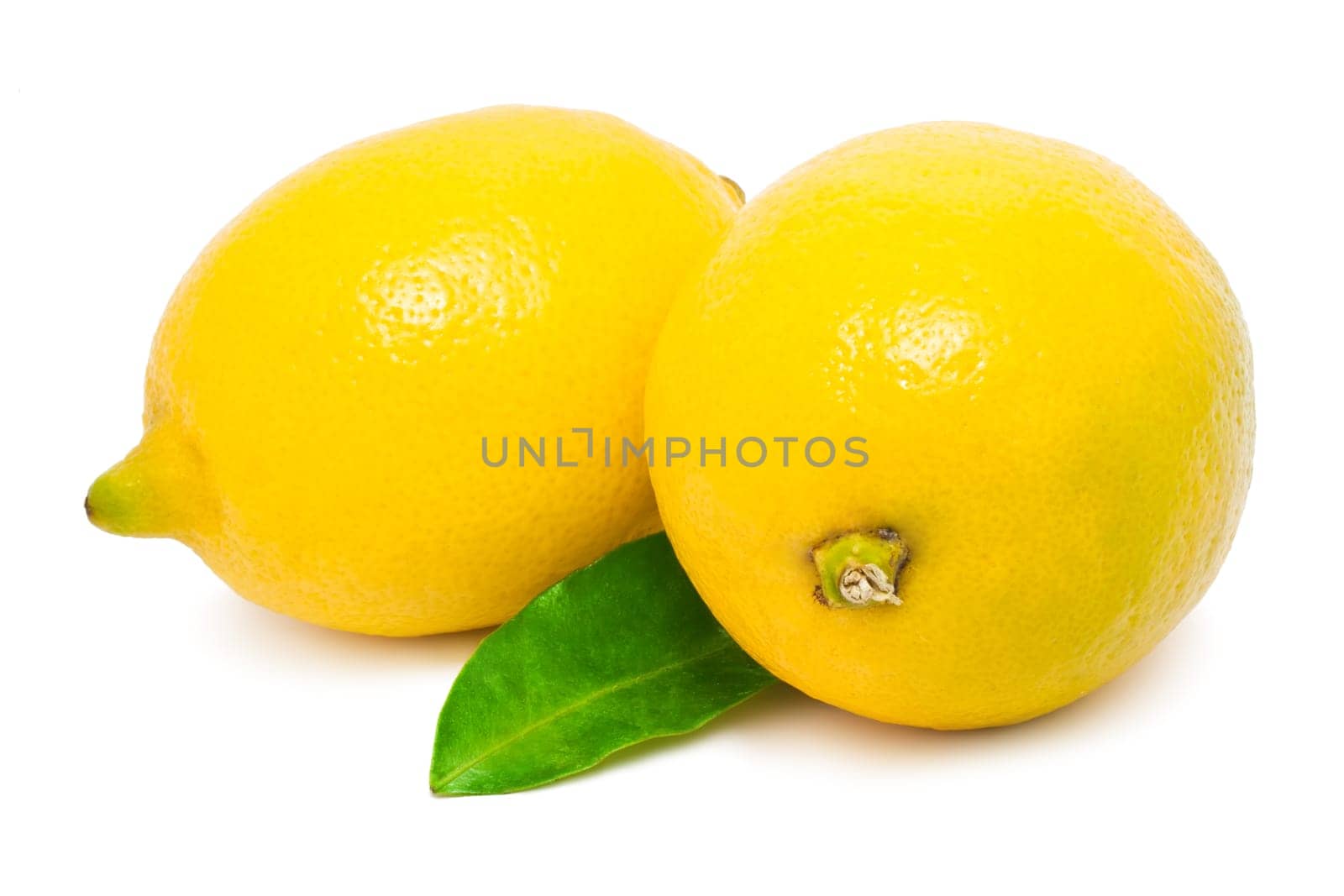 Fresh tasty lemon isolated on white background