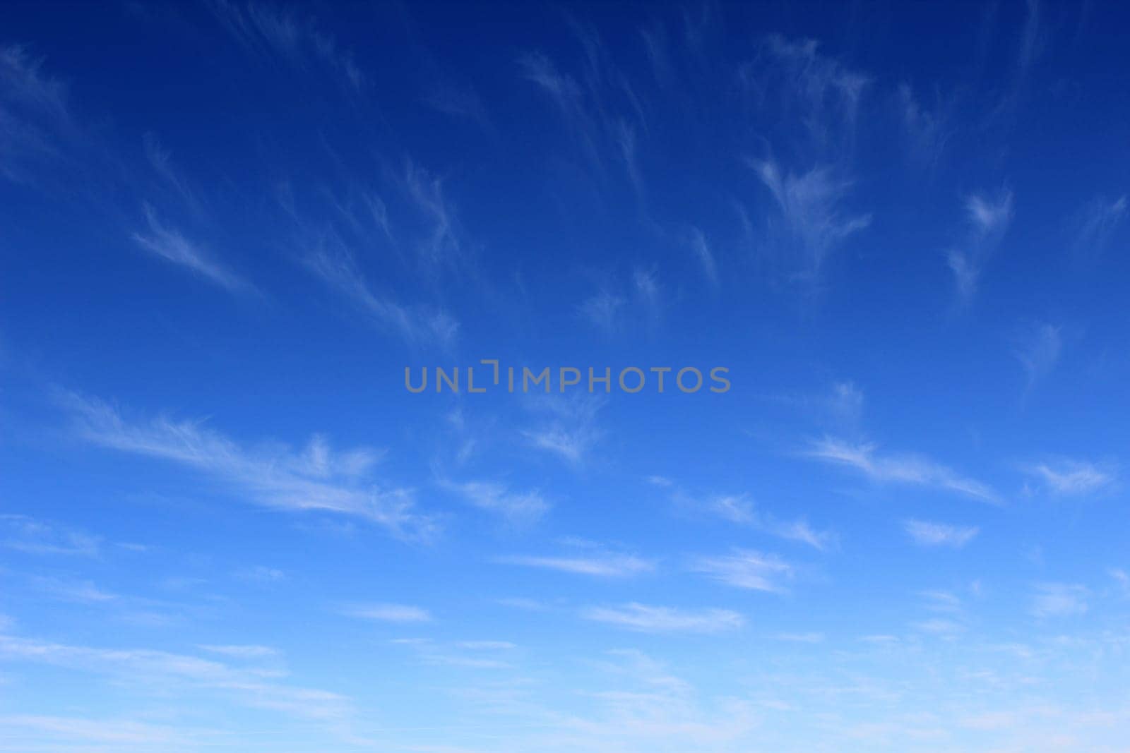 Clouds on a blue sky background