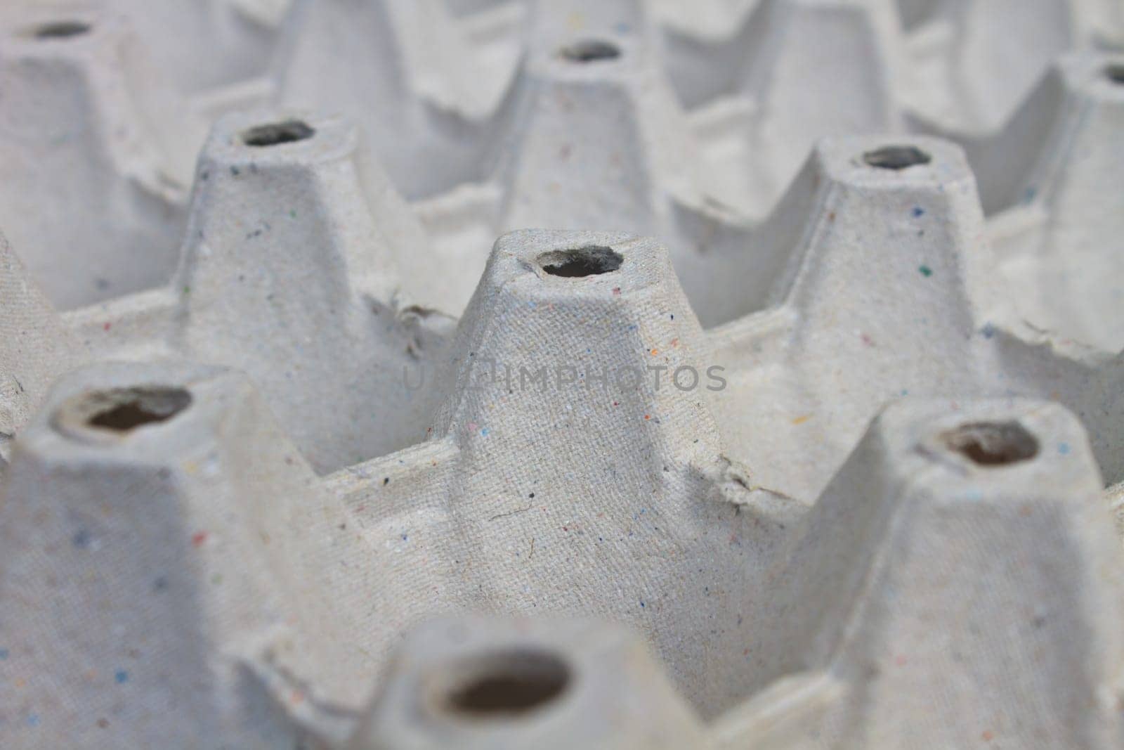 Paper tray egg package for a background