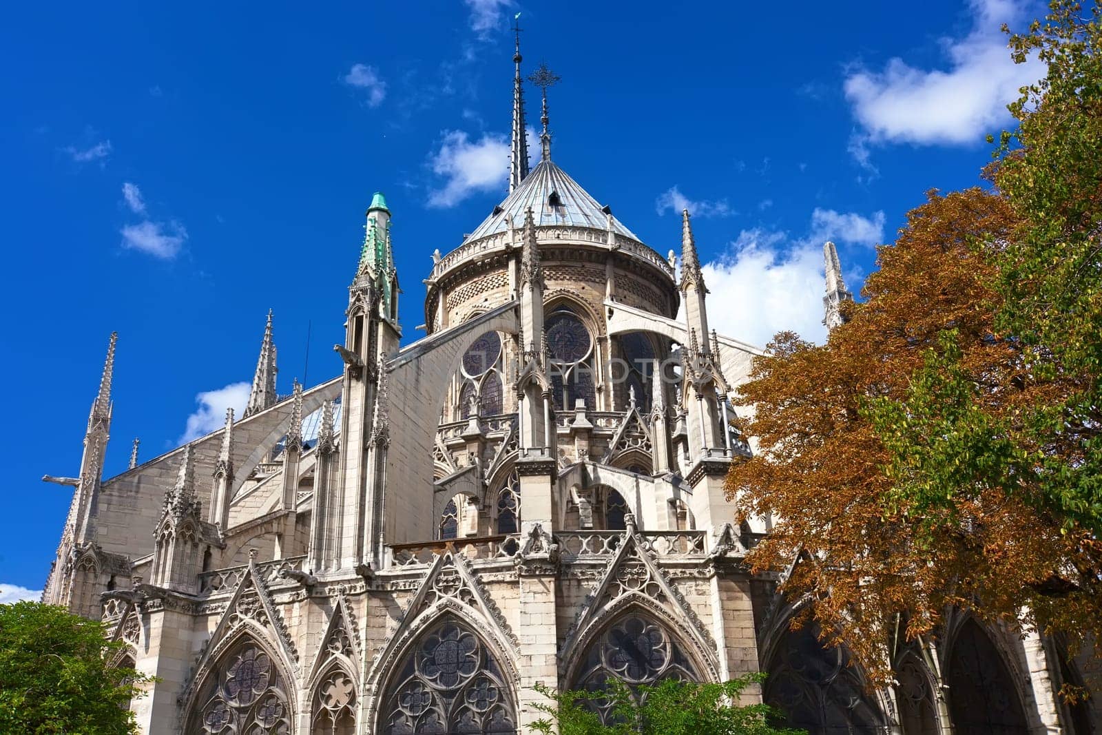 Notre Dame de Paris, famous cathedral in France