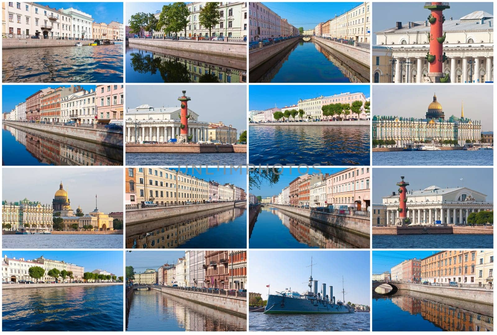 Beautiful photos of canals in Saint Petersburg, Russia