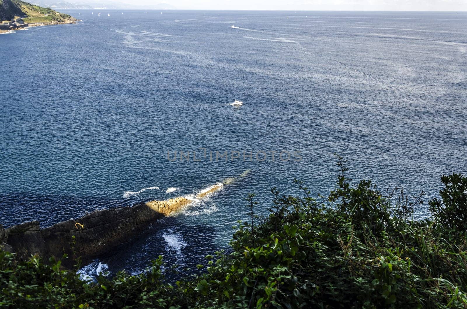 Rocks in the Atlantic ocean