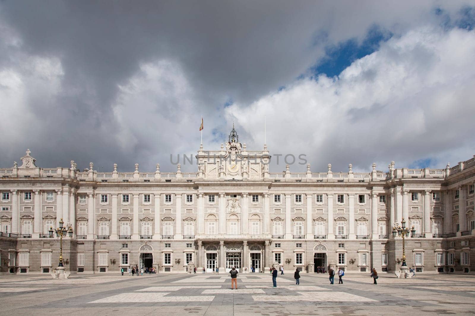 MADRID, SPAIN - October 23, 2013 the Royal Palace, the official residence of the Royal Family in Madrid, October 23, 2013.