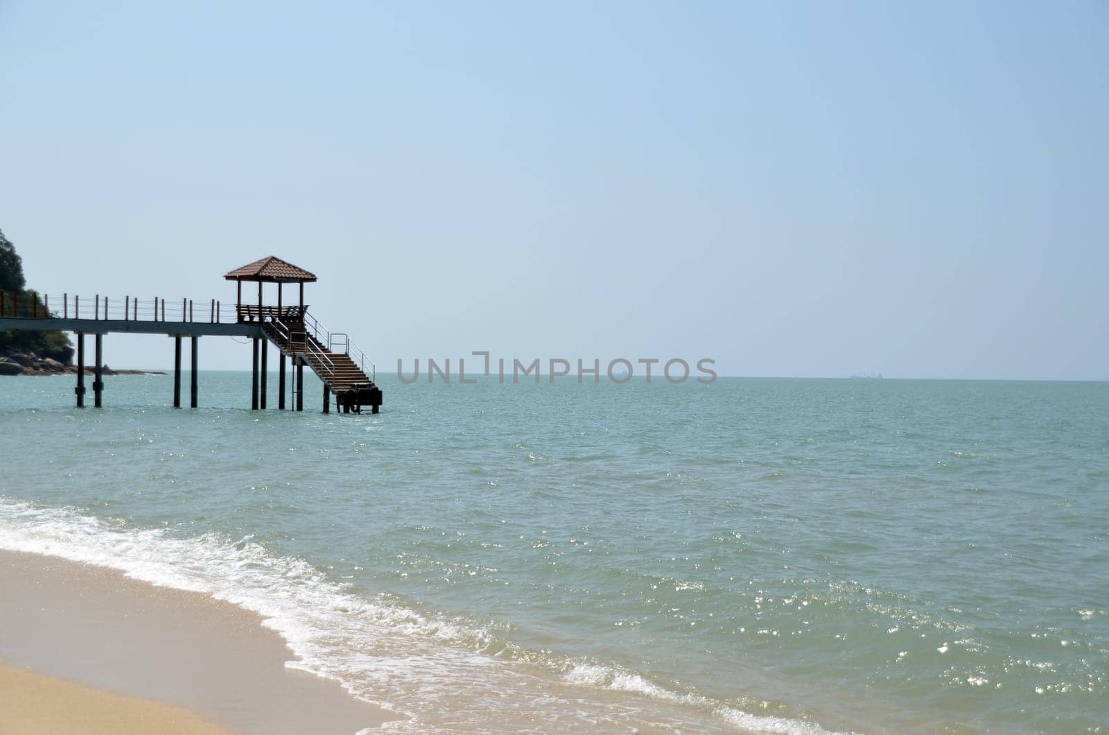 Secluded bay in Malaysia