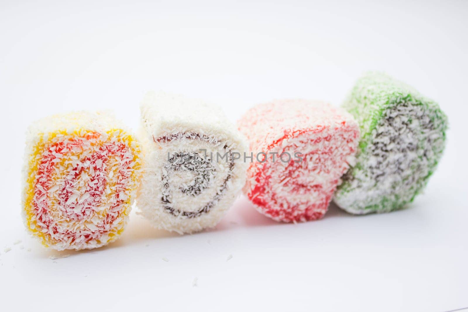 Sweet Turkish delight traditional dessert.