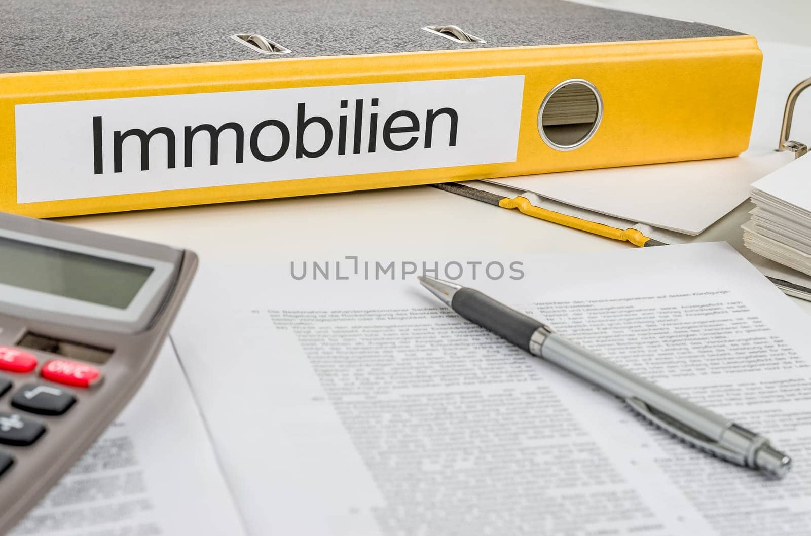 File folder labeled Real Estate