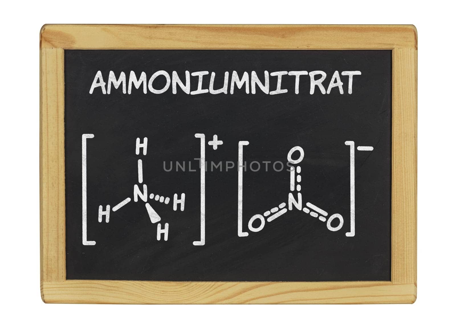 chemical structural formula of ammonium nitrate