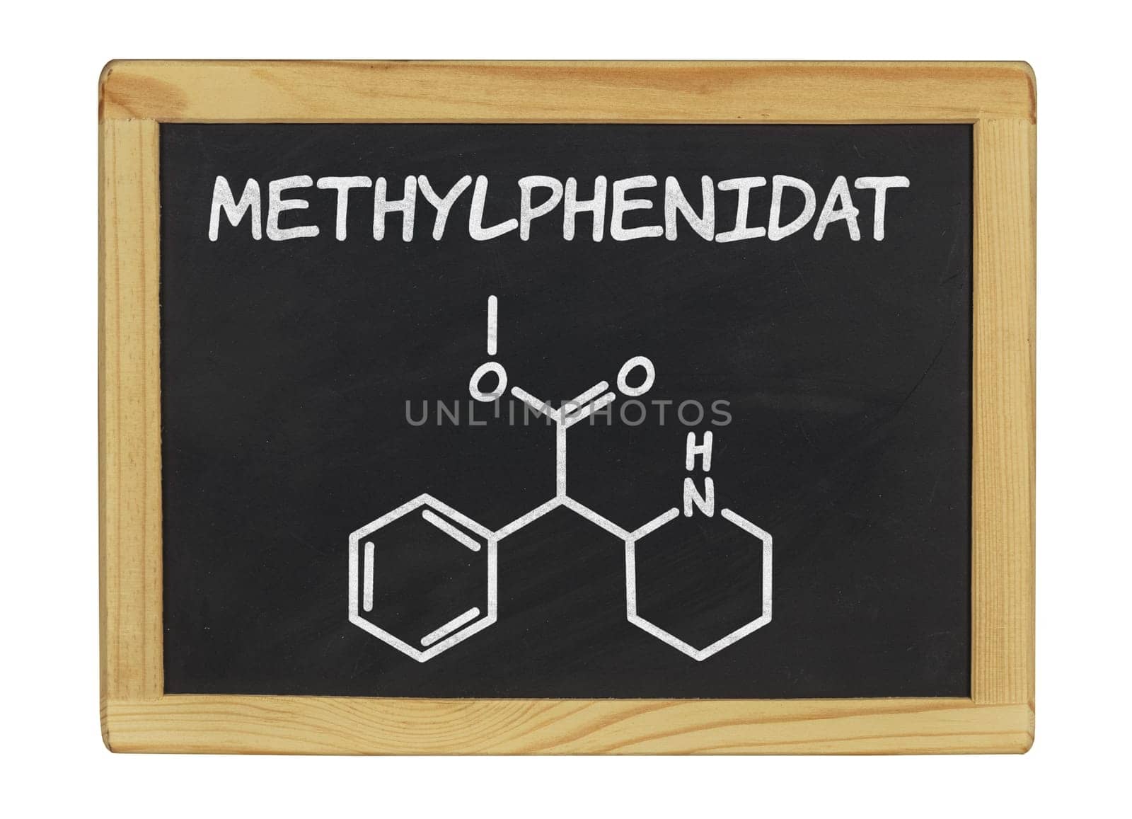 chemical structural formula of methylphenidate