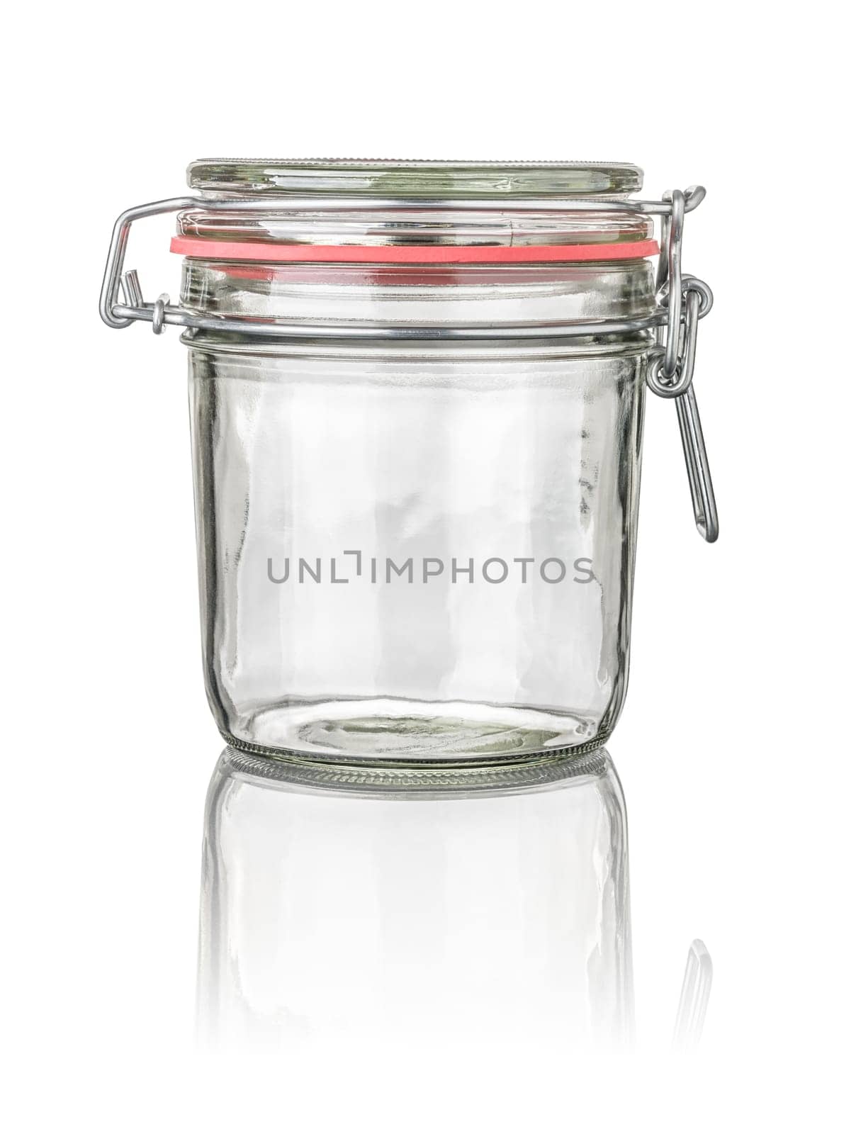 Cut-out preserving jar with wire bracket closure