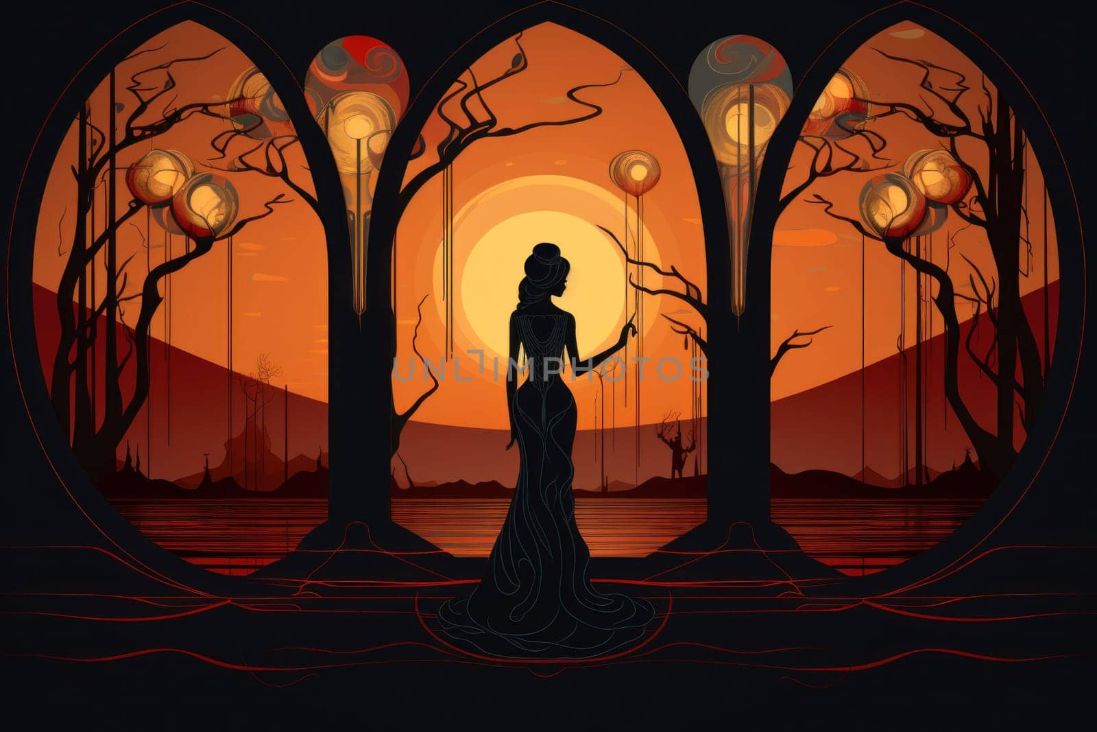 A mesmerizing portrayal of enchanted shadow mirrors, each reflecting tantalizing glimpses of parallel realms and alternate versions of oneself.