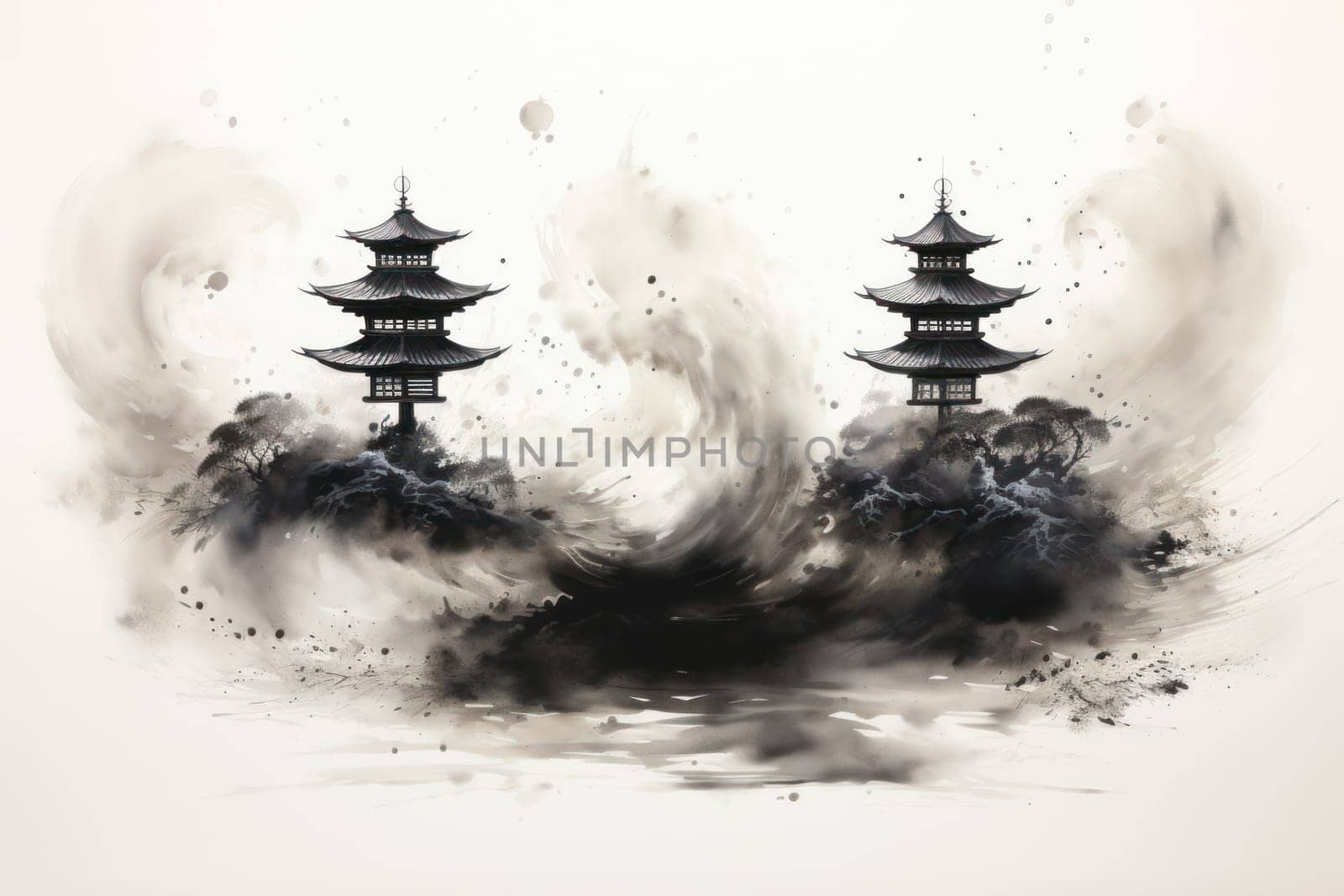 Immerse yourself in the realm of fantasy and behold the awe-inspiring sight of whirling sandstorm djinns.