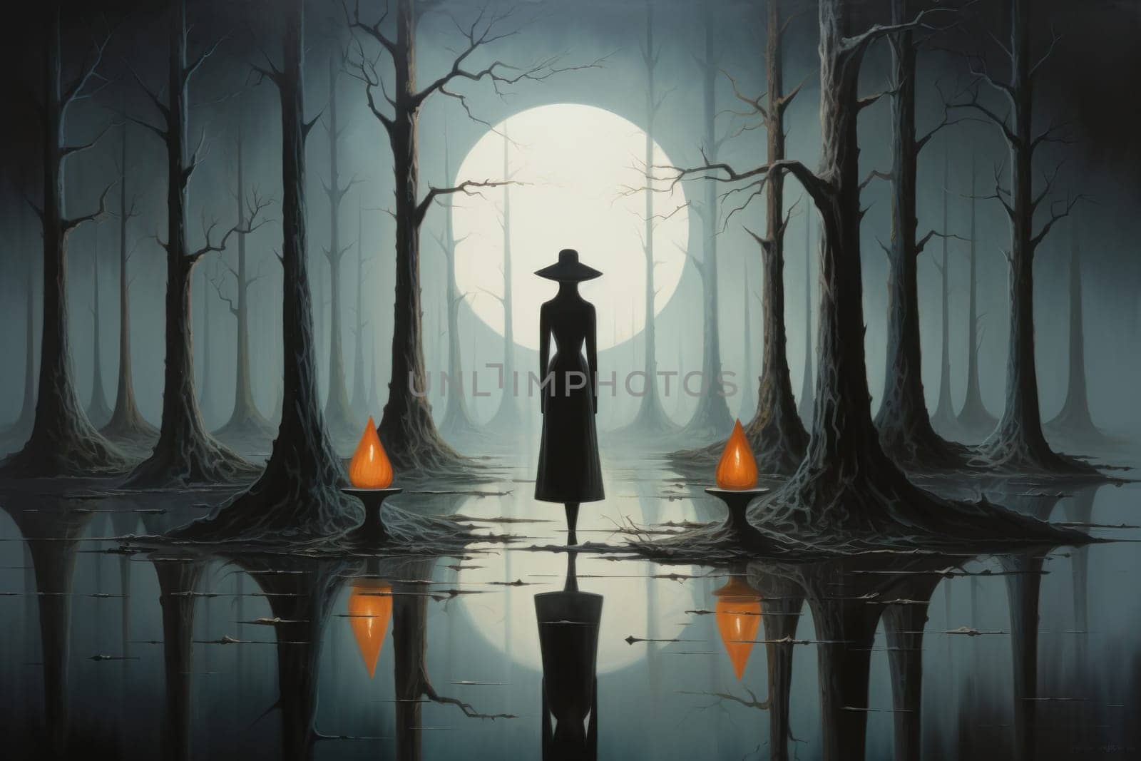 A mesmerizing portrayal of enchanted shadow mirrors, each reflecting tantalizing glimpses of parallel realms and alternate versions of oneself.