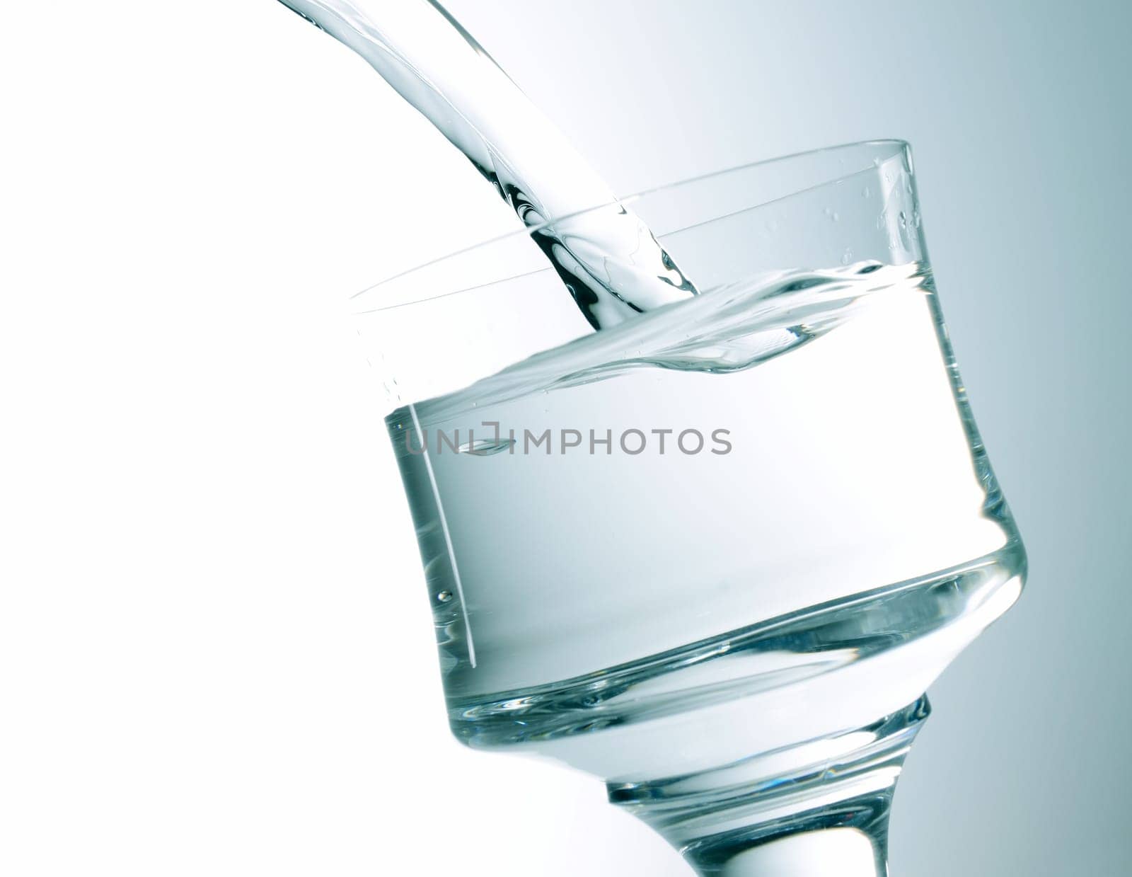 Pouring healthy water
