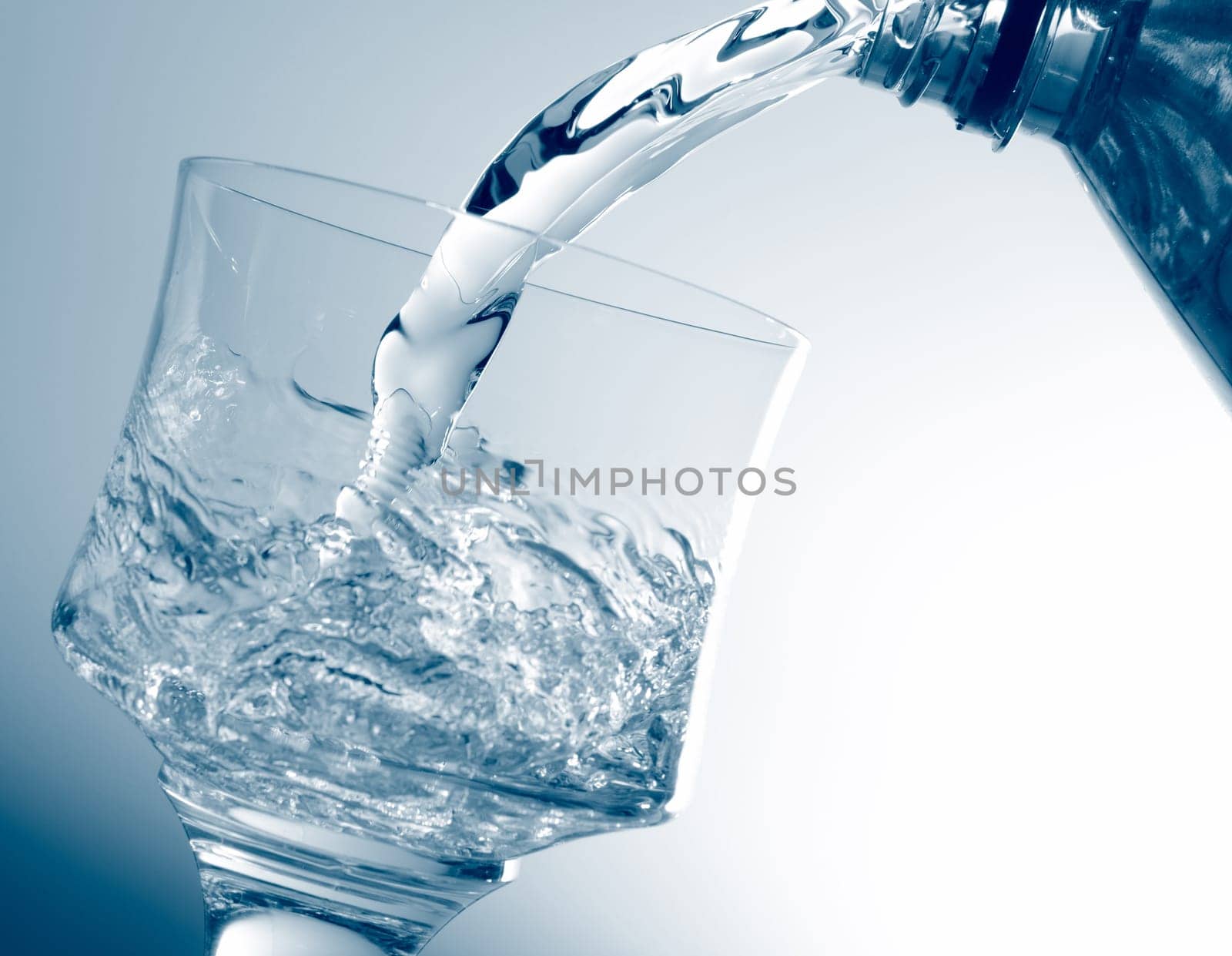 Pouring healthy water