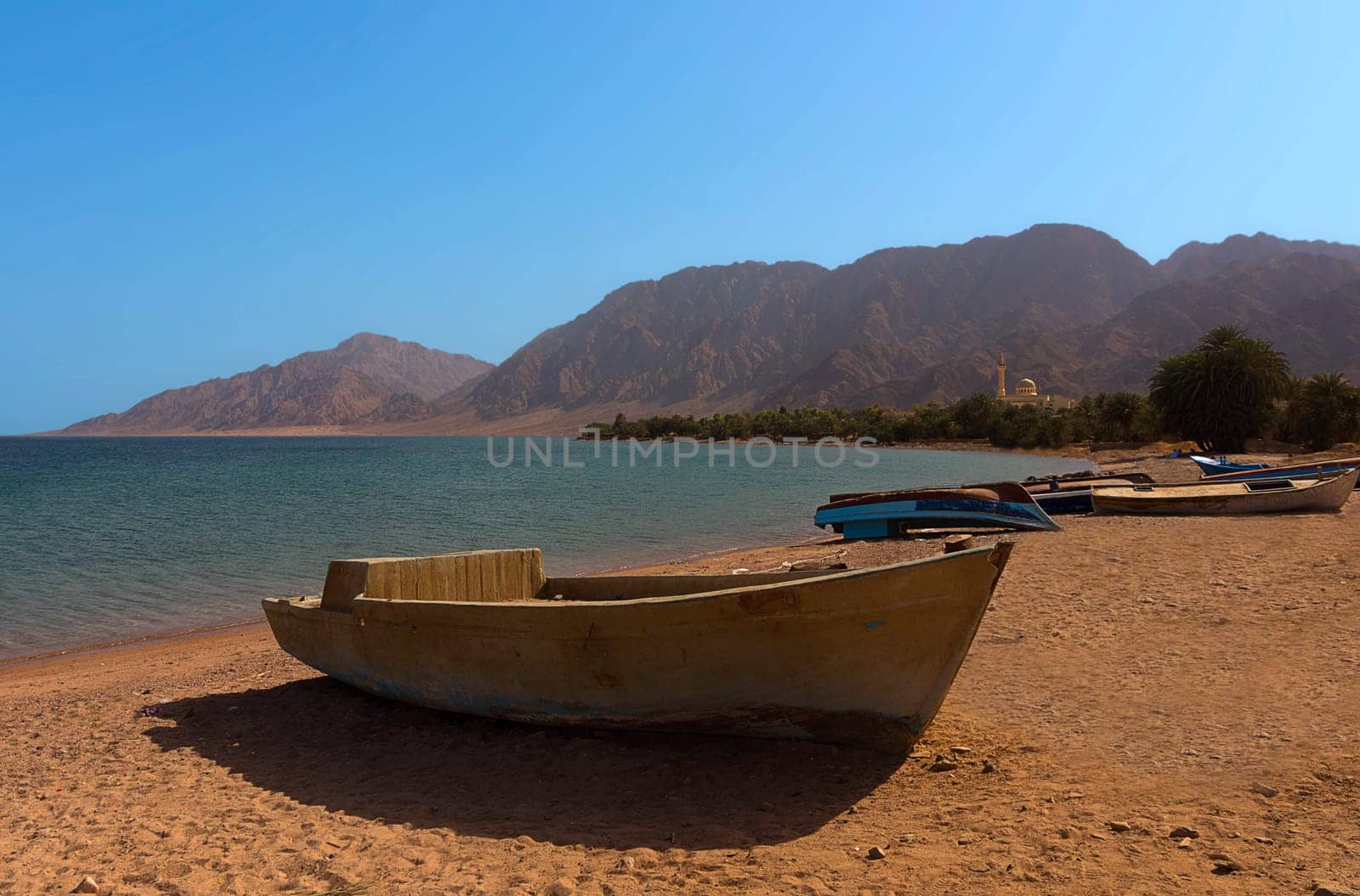 The fishing beach of Nuweiba