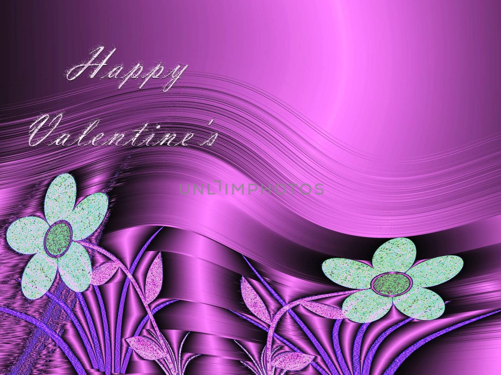in  letters, all love for valentines day