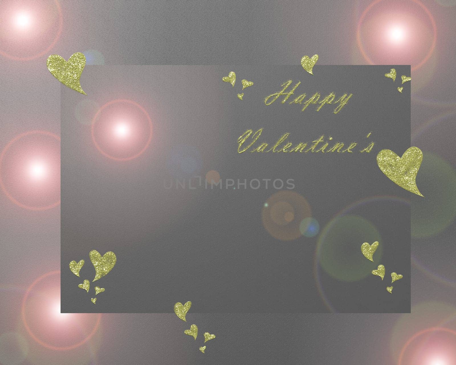 in  letters, all love for valentines day