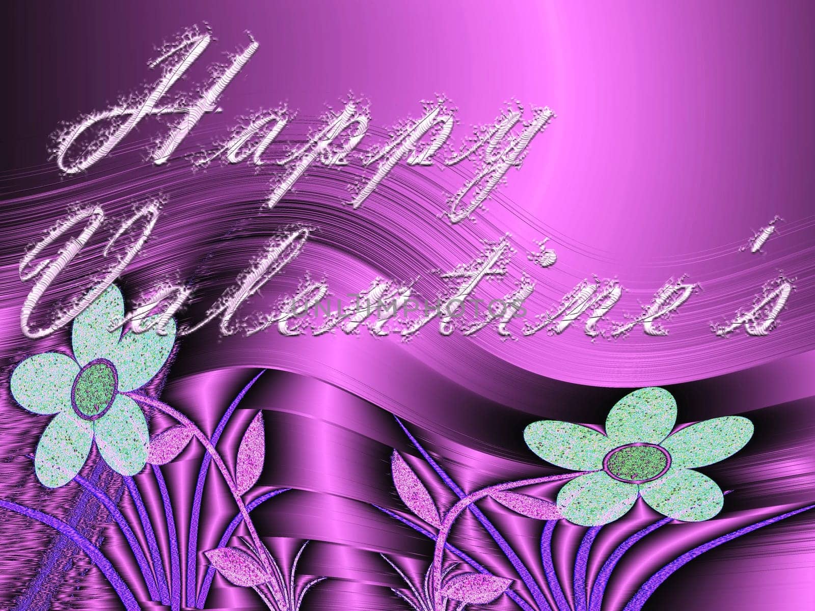 in  letters, all love for valentines day