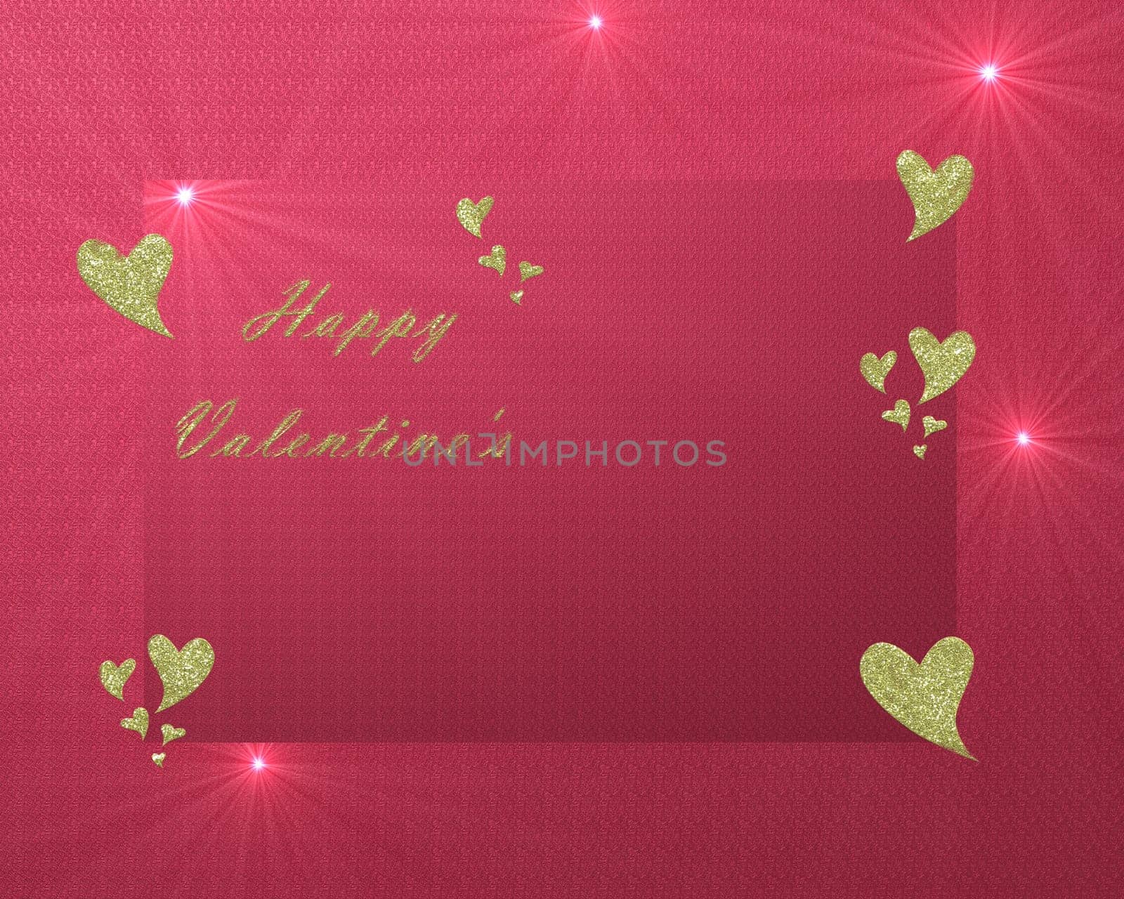 in  letters, all love for valentines day