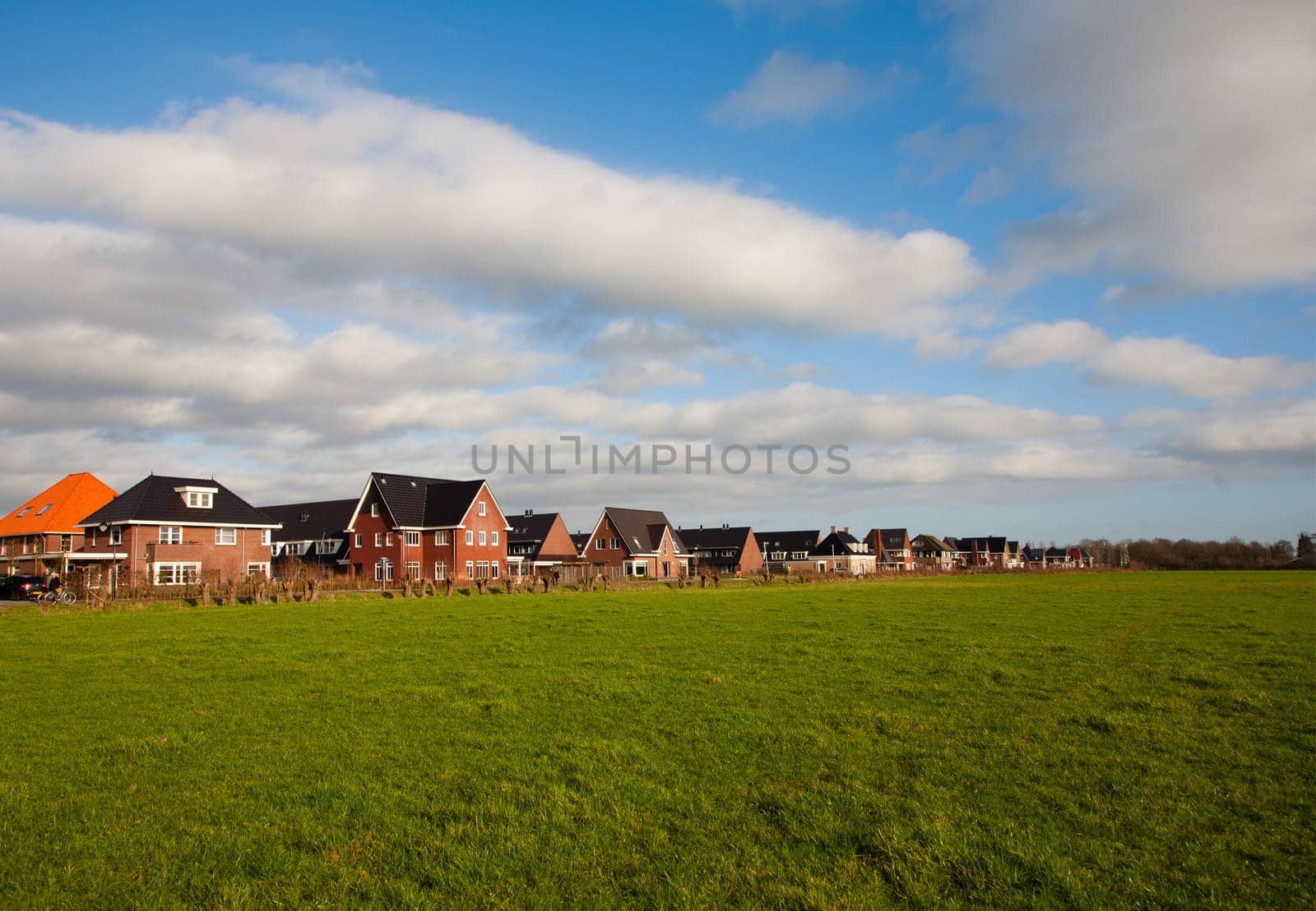 New houses in the Tabakssteeg, Leusden, the Netherlands.