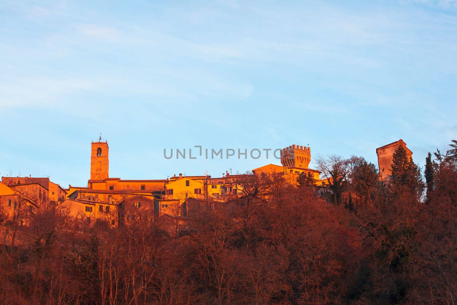 View of San Casciano in Val di Pesa in Italy