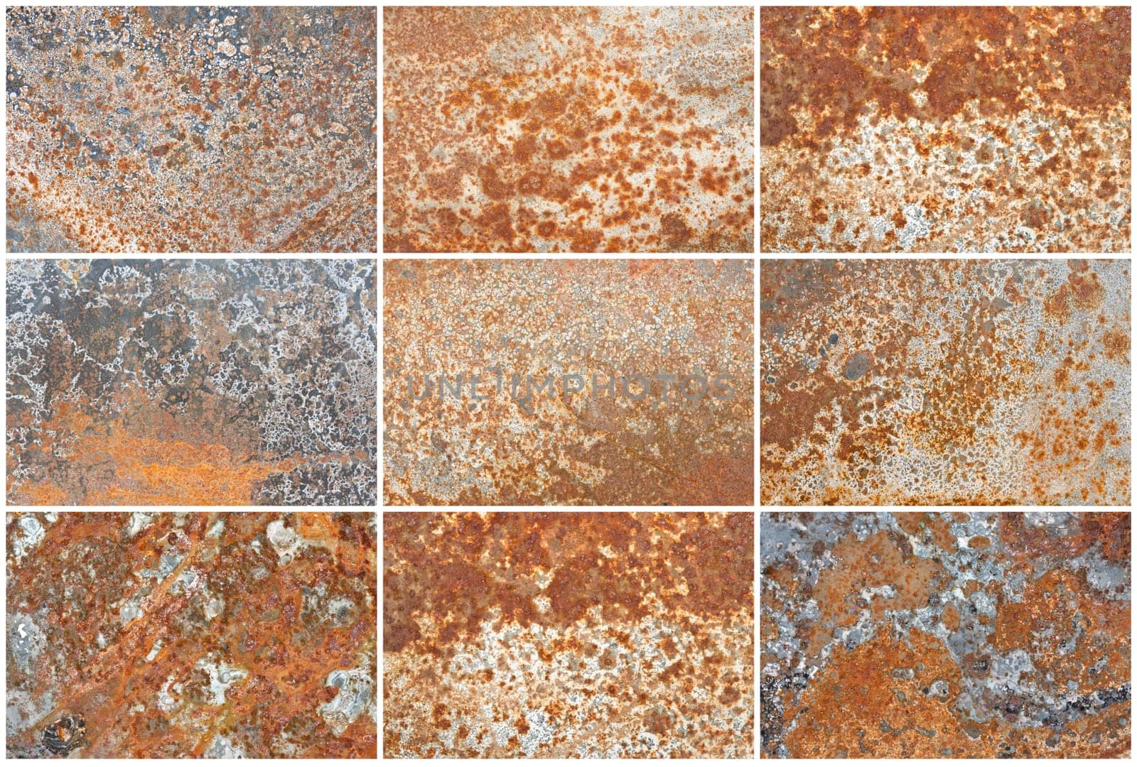 Grunge iron rust  texture, old steel corrosion background