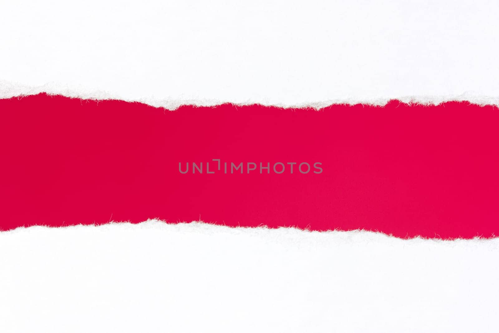 Torn white paper with space for your message