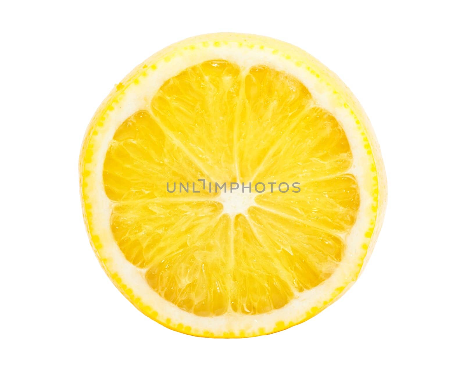 Fresh tasty lemon isolated on white background
