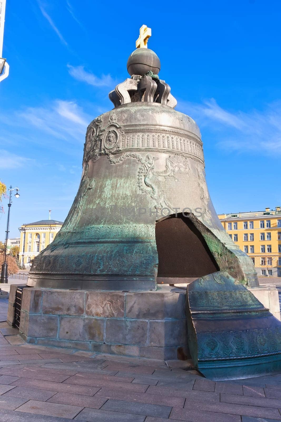 Huge Tsar Bell in  Moscow Kremlin, Russia