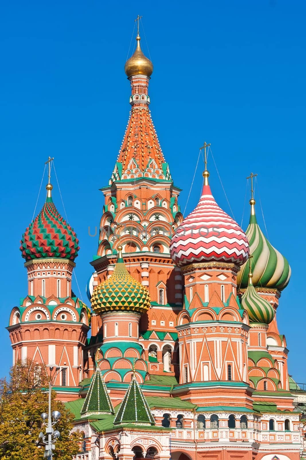 Saint Basil Cathedral at Red Square, Moscow Kremlin, Russia.