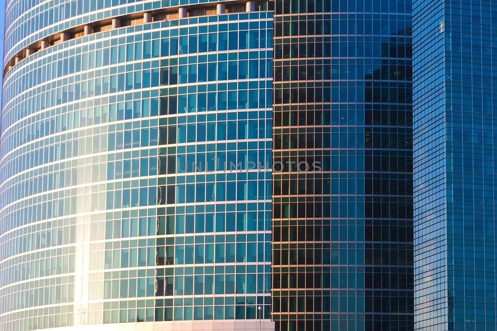 Modern scyscrapers of Moscow city business center