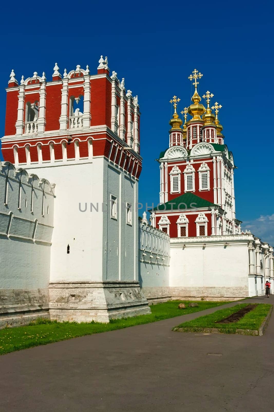 Church  in famous Novodevichy Monastery, Moscow, Russia