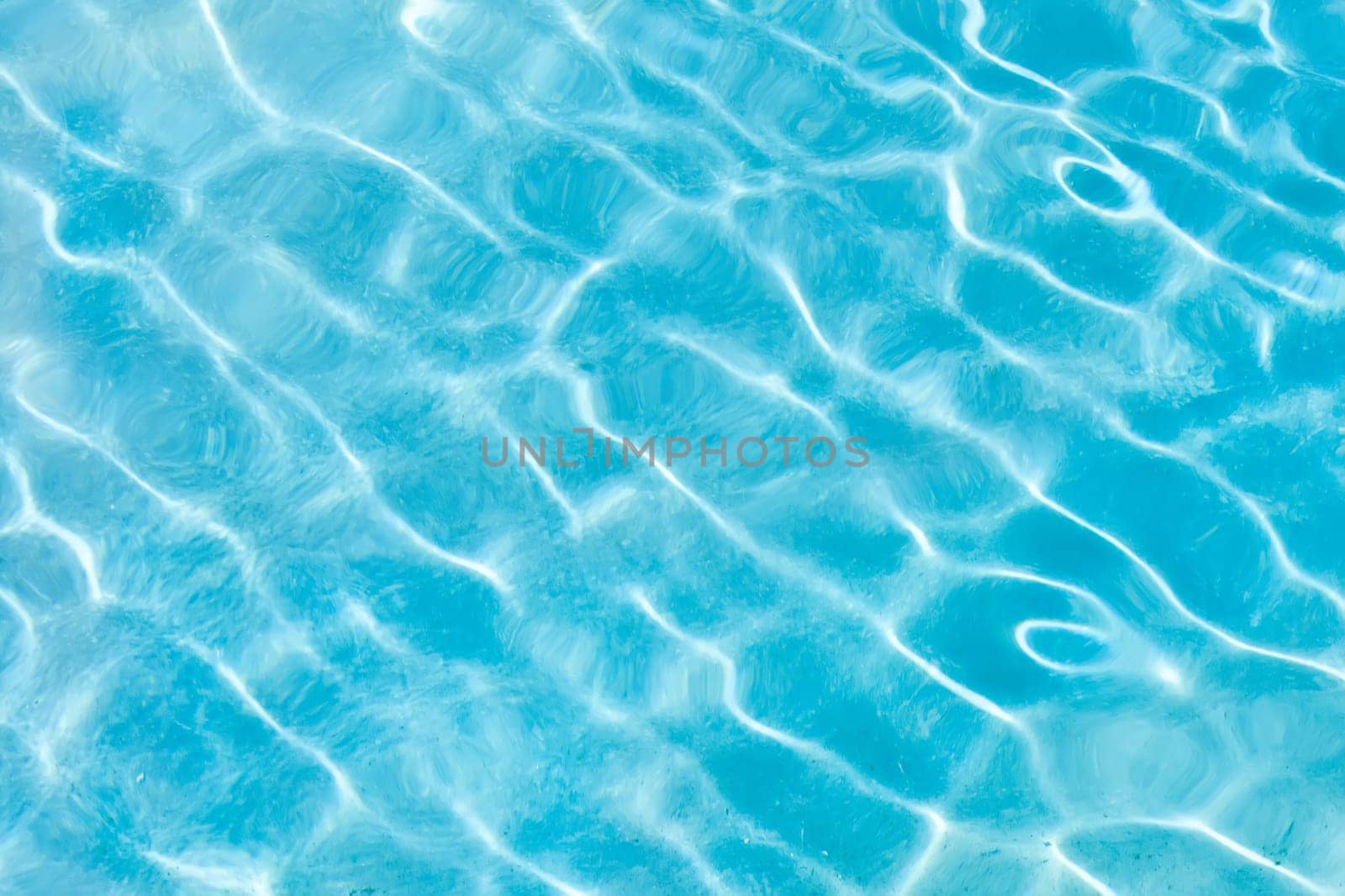 Blue and transparent sea water texture pattern