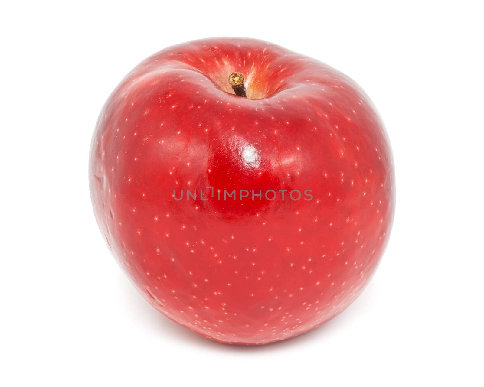 Nice fresh apple isolated on white background